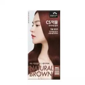 새치 염색 자연갈색 먹물톤 머리 커버 색상제 오징어먹물염색약 새치염색 염색 새치커버