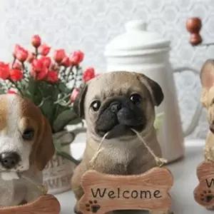 강아지모형 미너어처 카페 홈데코 장식품 인테리어 (KYR-WA85440)