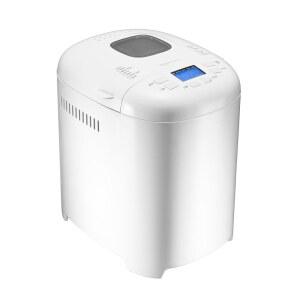 아마존 베이직 프로그래머블 빵 제조기, 2파운드 논스틱 자동 빵, 반죽, 텐 프리 옵션 등 14가지 설정, LCD 디스플레이, 화이트