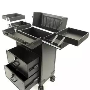 메이크업 박스 캐리어 LED 카트 출장가방 네일 전문가용 출장