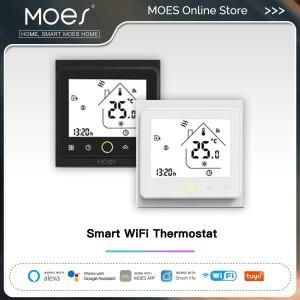 호환상품 스마트 WiFi 온도 조절기 컨트롤러 물 전기  바닥 난방 가스 보일러는 Echo Google Home Tuya 작
