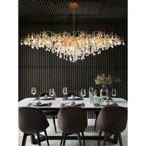 샤크팡 물방울 LED 샹들리에 나무가지 펜던트 대형 나무