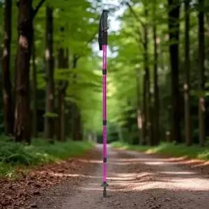 원마운트 4단 길이조절 등산스틱 트레킹폴 110cm 퍼플