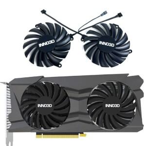 2개/대 CF-12910S 4PIN 0.35A RTX 3050, 3060TI 트윈 x2 GPU 팬, INNO3D 3070 Oc 비디오 카드 냉각 팬용