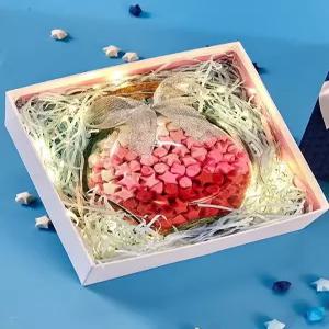 종이학 담는 소형 저장용기 유리병 중대형 학종이 종이별