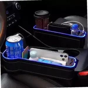 사이드포켓 차량용 멀티 컵홀더 QC3.0 충전기 틈새