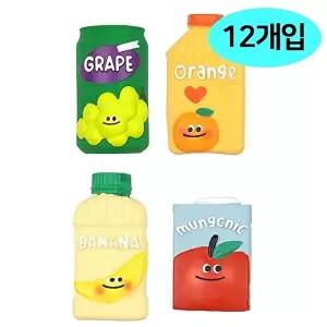 고품질 패리스독 애견훈련 뉴 과일쥬스 라텍스 토이 (12개입) (1박스) 강아지 강아지토이 WFIYT3G