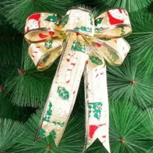 장식용 크리스마스 트리 장식 오너먼트 크리스마스 리본 장식 데코 꾸미기