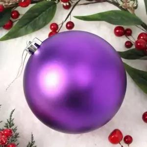 14cm 크리스마스 오너먼트 무광 크리스마스 장식 볼 트리 꾸미기 홈데코 14cm