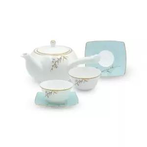 한국도자기 명절 부모님 건강 찻잔 선물 월야삼청 전통 다기세트 6p