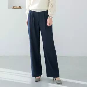 [마담4060]엄마옷 마담4060 투핀턱와이드데님 데일리 여성바지 팬츠-RPN2602003-