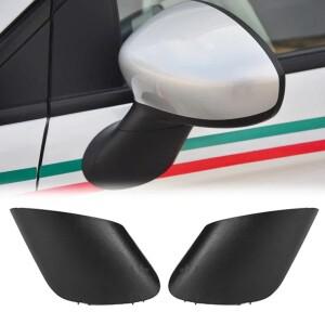 Fiat 500 용 자동차 액세서리 백미러 암 스템 커버 캡 왼쪽 및 오른쪽 사이드 735450654