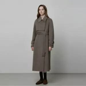 매장정품 it MICHAA 잇미샤 캐시미어 블렌디드 트렌치 핸드메이드 코트 ITPBHHC850 1013348