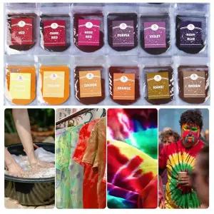 가죽염색약 페인트 복원제 원단 타이 염료 파우더 코튼 나일론 변경 요리 섬유 염색 오래된 의류 리퍼브 안