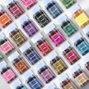 가죽염색약 페인트 복원제 50ml병 패브릭 넥타이 염색 분말 오래된 옷 리퍼브 요리 면화 나일론 의류 염료