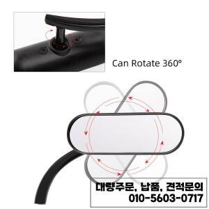 오토바이 미니 타원형 백미러 엔드 사이드 가와사키 발칸 88 500 혼다 섀도우 ACE용