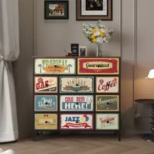 와이드서랍장 인테리어 원룸 거실용 티비다이 고급 5단