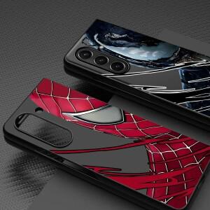 삼성 호환 갤럭시 Z 폴드 7 6 5 4 3 ZFold5 마블 스파이더맨 데드풀 하드 폰 커버 케이스