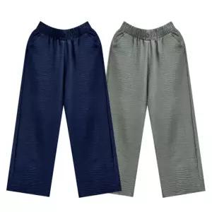 여자 키커보이는 여름 고무줄 긴바지 얇은 시원한 엄마