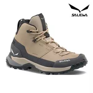 살레와 여성 푸에즈 레더 미드 PTX 파워텍스 등산화 퀵샌드/ONYX