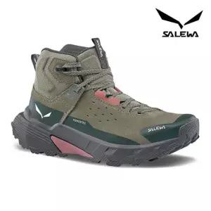 살레와 여성 페드록 2 레더 미드 PTX 파워텍스 등산화 페이디드그린/다크올리브