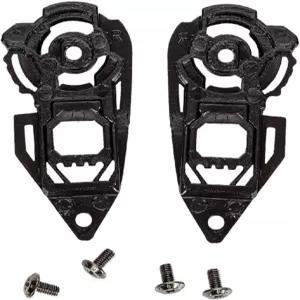 AIS 607 교체 부품용 1쌍 페이스 실드 윈드실드 바이저 베이스 모터사이클 헬멧 기어 플레이트