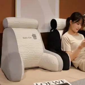 등받이 의자쿠션 삼각 받침대 허리 지지대 소파 침대 대형 등베개 편안한