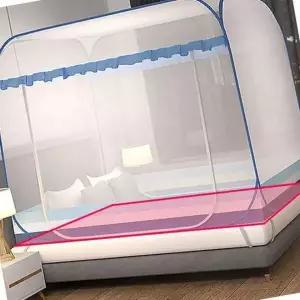 원터치 모기장 침대 텐트형 사각 모기텐트