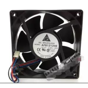 난로동력팬 델타 전자 쿨링 선풍기 서버 AFB1212HE R00 F00 DC 12V 048A 120x120x38mm 3 선