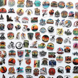 자전거 그래픽 로드 산악 프레임 스티커 헬멧 스티커용 포크 100개