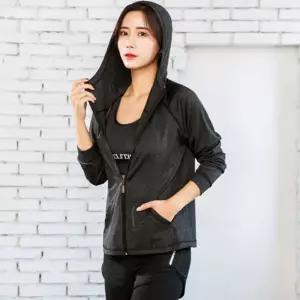 스포츠 트레이닝 후드집업 운동복 커버업 여성 헬스