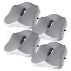 BNS 무중력 구름방석 체압 체중 분산 충격흡수 고밀도 메모리폼 미끄럼방지 논슬립 좌식 의자 방석 4세트