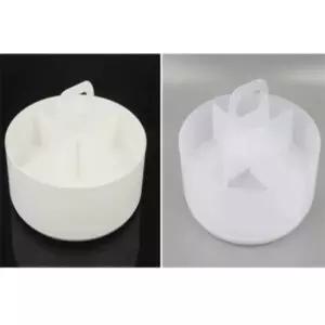 회전 원형 소품함 회전식화장품정리대 소품꽂이 다용도박스 데스크수납함 회전화장품정리함