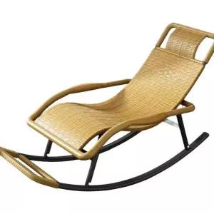 라탄 흔들의자 테라스 의자 원목흔들의자 안락의자 거실 인테리어 카페 베란다 흔들