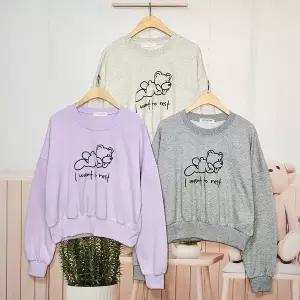 [보리보리/말괄량이]원트크롭티01 봄 주니어옷 초등학생맨투맨 여아후드티