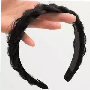 볼륨 꽈배기 헤어밴드 인조모 땋은머리