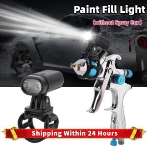 12PCS 스프레이 건 라이트 다용도 에어브러시 페인트 필 플래시라이트 램프 파워 페인팅 도구 액세서리