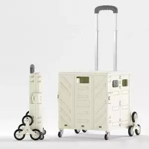 접이식 사각카트 바퀴달린 장바구니 폴딩카트 휴대용 계단 올라가는 쇼핑캐리어 네모