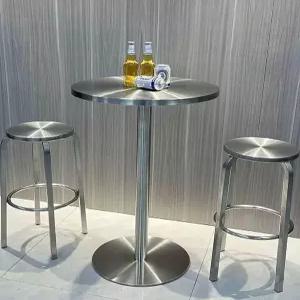 원형 바테이블 업소용 스탠딩 테이블 라운지 스텐 펍용