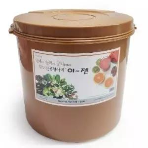 진공 밀폐 용기 원형 김치 저장 오이지 보관통