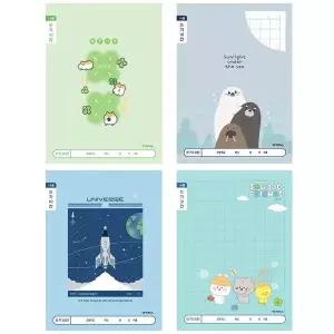 초등 1-2 쓰기 10칸 A 1박스 200개입 과목노트 공책