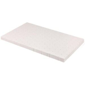 라텍스 베개 패드 높이 쿠션 50x30x2cm라텍스폼 조절 허리 보호커버 여행 메모리폼