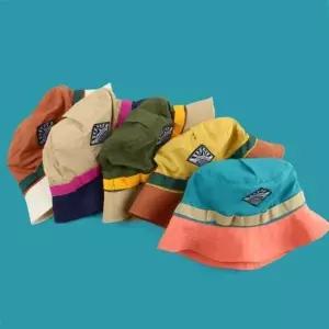 컬러 배색 등산모자 마스크챙모자 여름등산모자 접이식 버킷햇 생활방수 피부보호