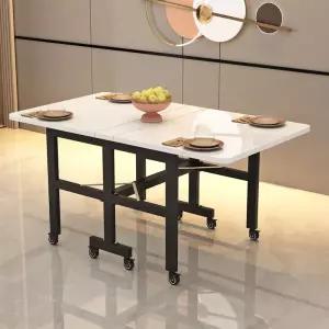 접이식 식탁 확장형 다용도 원형 사각 테이블 바퀴 이동식 폴딩 벽걸이 인덕션 포차