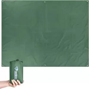 트라이원더 해먹 비 파리 방수 타프 캠핑 텐트 발자국 야외 하이킹 해변 피크닉을 위한 천 배낭 여행 캠프