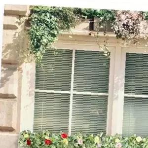 쌍문상회 가디언블루 장미조화넝쿨 리스 가랜드 2m