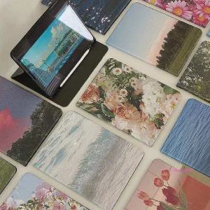 감성케이스아이패드 미니 7세대/8세대 9세대6 10세대 13인치 꾸미기 커버 5세대 프로7 태블릿 귀여운 펜슬r