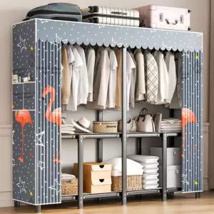 진정한 무설치 접이식 미니옷장 자취방 수납장 드레스룸 강력하중 원룸 옷