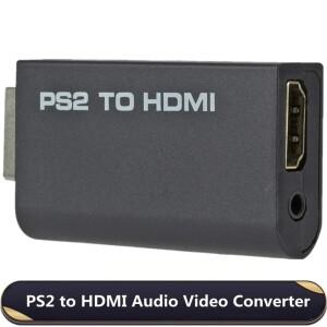 플스호환 to HDMI 컨버터 1080P 풀 HD 어댑터 3.5mm 오디오 잭 지원 480i 576i 플스호환 2 디스플레이용