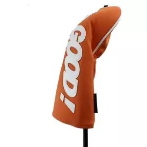 GOOD 디자인 번호택 골프채 유틸리티 커버 ORANGE 1P 클럽커버 헤드커버 골프악세사리 커바 이중덧댐